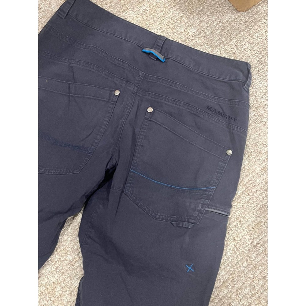Mammut womens cargo athletic hiking pants navy blue size 6 - Picture 6 of 9